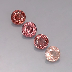 Achetez naturel 3,36ct multicolore grenat malaya gems, coupe roude, en provenance tanzanie chez gemselect. en stock, livraison internationale!