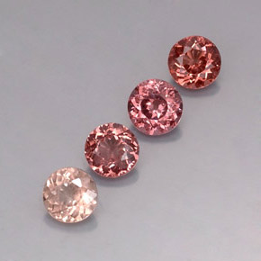 Achetez naturel 3,36ct multicolore grenat malaya gems, coupe roude, en provenance tanzanie chez gemselect. en stock, livraison internationale!