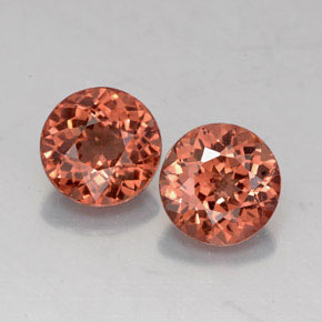 Achetez naturel ct orange grenat malaya gems, coupe roude, en provenance tanzanie chez gemselect. en stock, livraison internationale!