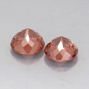 Achetez naturel ct Orange rose Grenat Malaya gems, Coupe roude, En provenance Tanzanie chez GemSelect. En stock, livraison internationale!