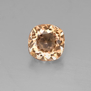 Grenat Malaya Champagne naturelle Coupe coussin, 0.84 ct, VVS