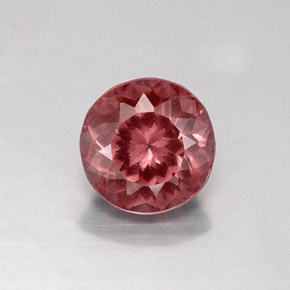 Grenat Malaya Rose naturelle Coupe roude, 1.41 ct, VVS-VS
