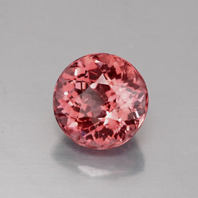 Grenat malaya rose naturelle coupe roude, 1,65 ct, VVS-VS