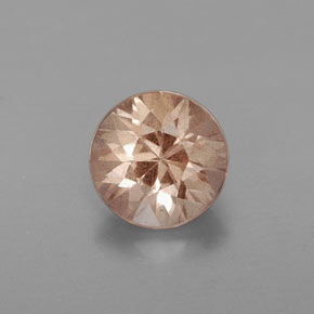 Grenat malaya jaune naturelle coupe roude, 1,05 ct, VS