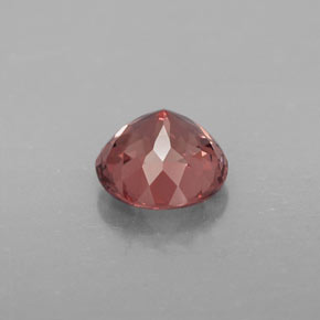 Grenat malaya orange naturelle coupe roude, 1,35 ct, VVS-VS