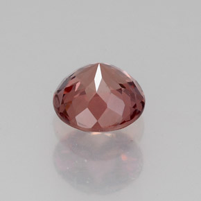 Grenat malaya orange naturelle coupe roude, 1,18 ct, VVS-VS