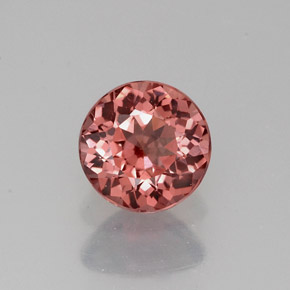 Grenat malaya orange naturelle coupe roude, 1,07 ct, VVS-VS