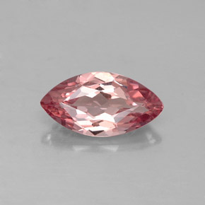 Grenat malaya rose naturelle marquise, 0,98 ct, VVS