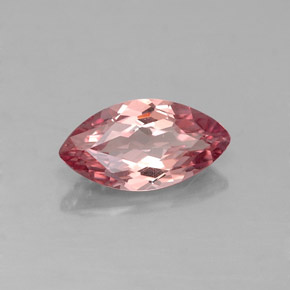 Grenat malaya rose naturelle marquise, 0,98 ct, VVS
