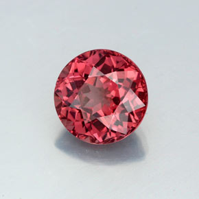 Grenat malaya rose naturelle coupe roude, 2,68 ct, VVS-VS