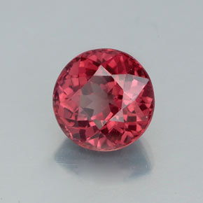 Grenat malaya rose naturelle coupe roude, 3,24 ct, VVS-VS