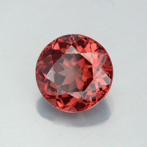 Grenat malaya rose naturelle coupe roude, 3,54 ct, VS