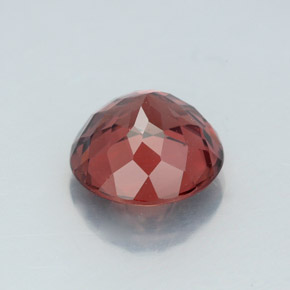 Grenat malaya rose naturelle coupe roude, 3,54 ct, VS