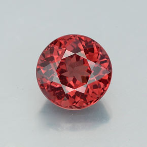 Grenat malaya rose naturelle coupe roude, 3,47 ct, VVS-VS