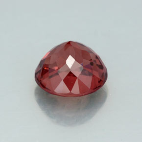 Grenat malaya rose naturelle coupe roude, 3,47 ct, VVS-VS