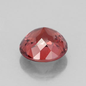 Grenat malaya rose naturelle coupe roude, 3,21 ct, VS