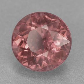 Grenat malaya rose naturelle coupe roude, 2,95 ct, VS-SI