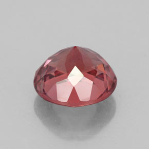 Grenat malaya rose naturelle coupe roude, 3,14 ct, VS