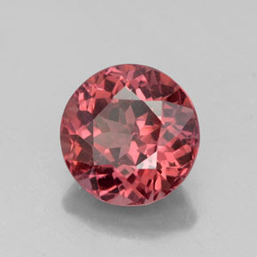 Grenat malaya rose naturelle coupe roude, 2,63 ct, VVS-VS