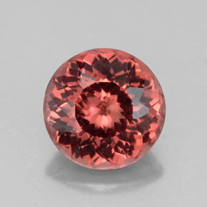 Grenat malaya rose naturelle coupe roude, 2,99 ct, VVS-VS
