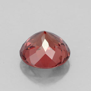Grenat malaya orange naturelle coupe roude, 2,63 ct, VVS