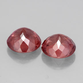 Achetez naturel ct Rose Grenat Malaya gems, Coupe roude, En provenance Tanzanie chez GemSelect. En stock, livraison internationale!