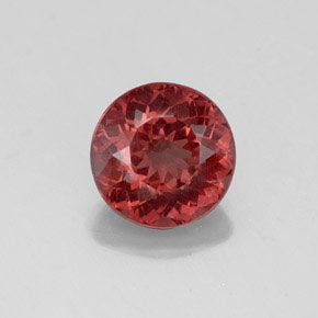 Grenat malaya rose naturelle coupe roude, 2,40 ct, VVS