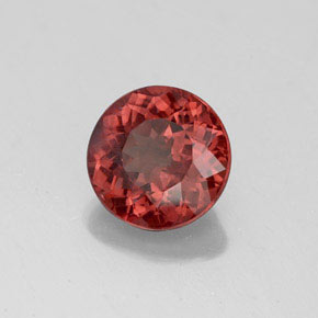 Grenat malaya rose naturelle coupe roude, 2,40 ct, VVS