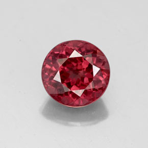Grenat malaya rose naturelle coupe roude, 2,75 ct, VS