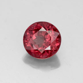 Grenat malaya rose naturelle coupe roude, 2,75 ct, VS
