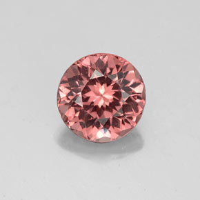 Grenat malaya rose naturelle coupe roude, 2,30 ct, VVS-VS