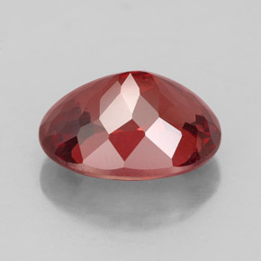 Grenat malaya rose naturelle coupe ovale, 3,56 ct, VVS-VS