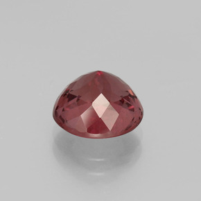 Grenat malaya rose naturelle coupe roude, 3,84 ct, VS