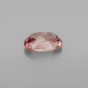 Grenat malaya rose naturelle coupe ovale, 1,03 ct, VVS-VS