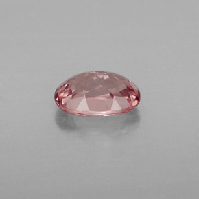 Grenat malaya rose naturelle coupe ovale, 1,04 ct, VVS-VS