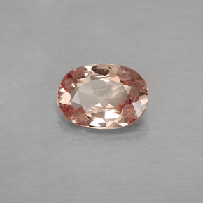 Grenat malaya jaune naturelle coupe ovale, 0,76 ct, VVS-VS