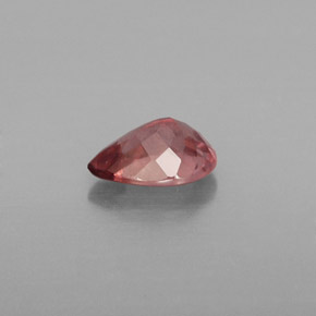 Grenat malaya rose naturelle en forme de poire, 0,79 ct, VS
