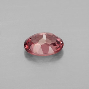 Grenat malaya rose naturelle coupe ovale, 1,03 ct, VVS-VS
