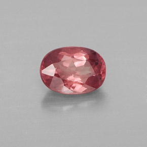 Grenat Malaya Rose naturelle Coupe ovale, 1.13 ct, VS