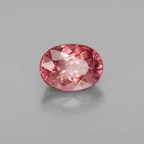 Grenat malaya rose naturelle coupe ovale, 1,30 ct, VS-SI