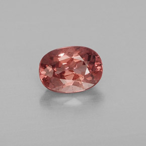 Grenat Malaya Rose naturelle Coupe ovale, 1.04 ct, VS