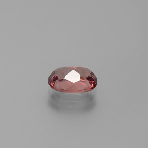 Grenat malaya rose naturelle coupe ovale, 1,06 ct, VS