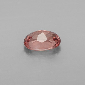 Grenat Malaya Rose clair naturelle Coupe ovale, 1.00 ct, VVS-VS