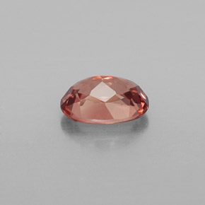 Grenat malaya orange naturelle coupe ovale, 1,12 ct, VVS-VS