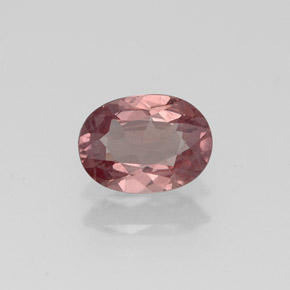 Grenat Malaya Rose naturelle Coupe ovale, 0.84 ct, VS