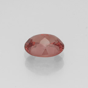 Grenat malaya rose naturelle coupe ovale, 1,08 ct, VS