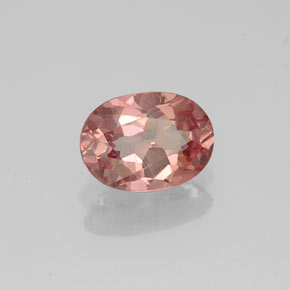 Grenat malaya rose naturelle coupe ovale, 0,92 ct, VVS-VS