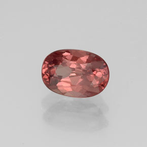 Grenat malaya rose naturelle coupe ovale, 1,05 ct, VVS-VS