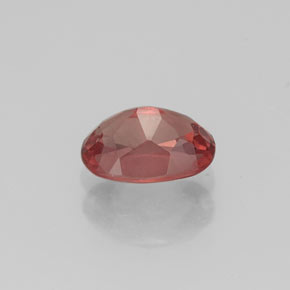 Grenat malaya rose naturelle coupe ovale, 1,05 ct, VVS-VS