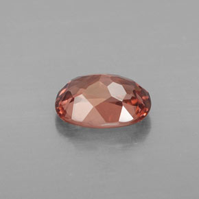 Grenat malaya rose naturelle coupe ovale, 1,14 ct, VS